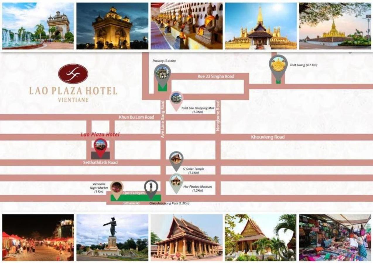 Lao Plaza Hotel Vientiane Extérieur photo